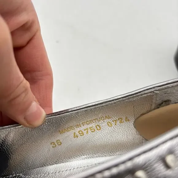 The Office of Angela Scott Miss Cecilia Studded Loafers Women's 36 US 6 - Picture 10 of 13